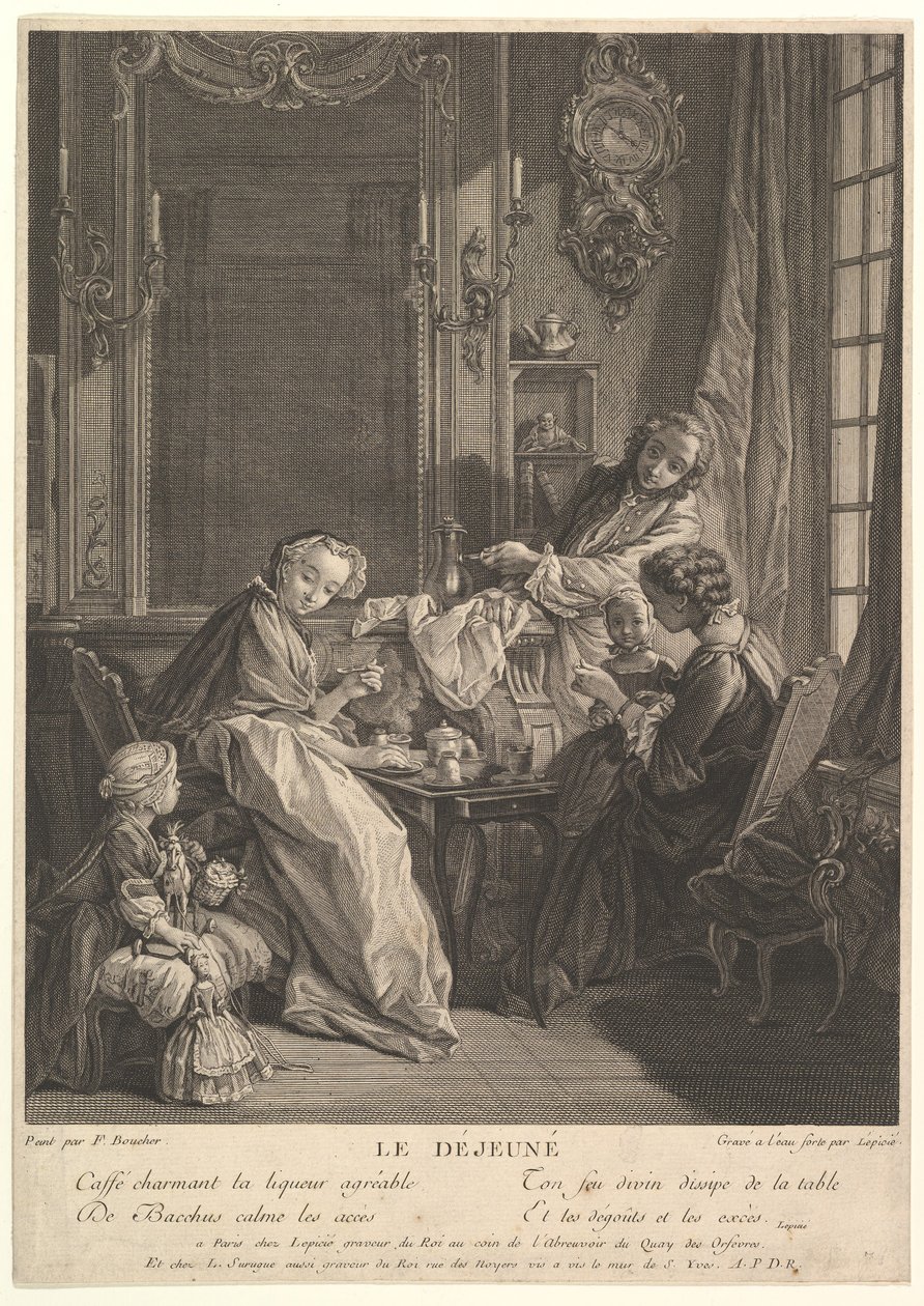 Frokost. af Francois Bernard Lepicie