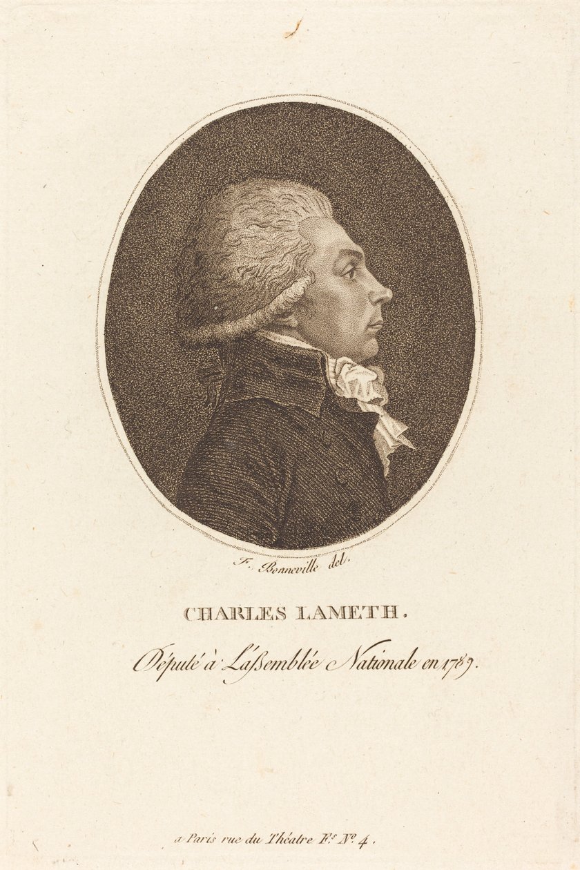 Charles Lameth af Francois Bonneville