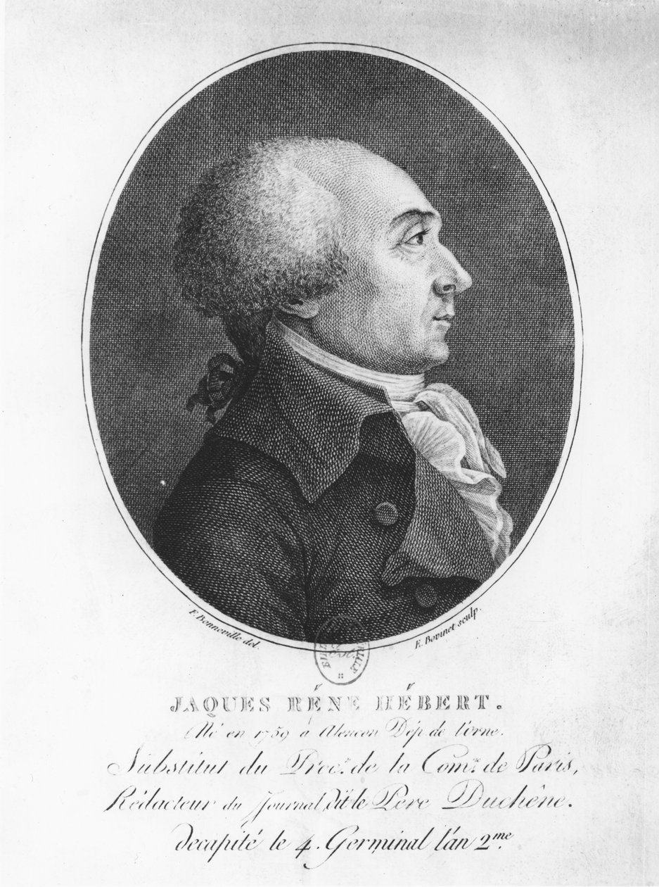 Jacques René Hébert af Francois Bonneville