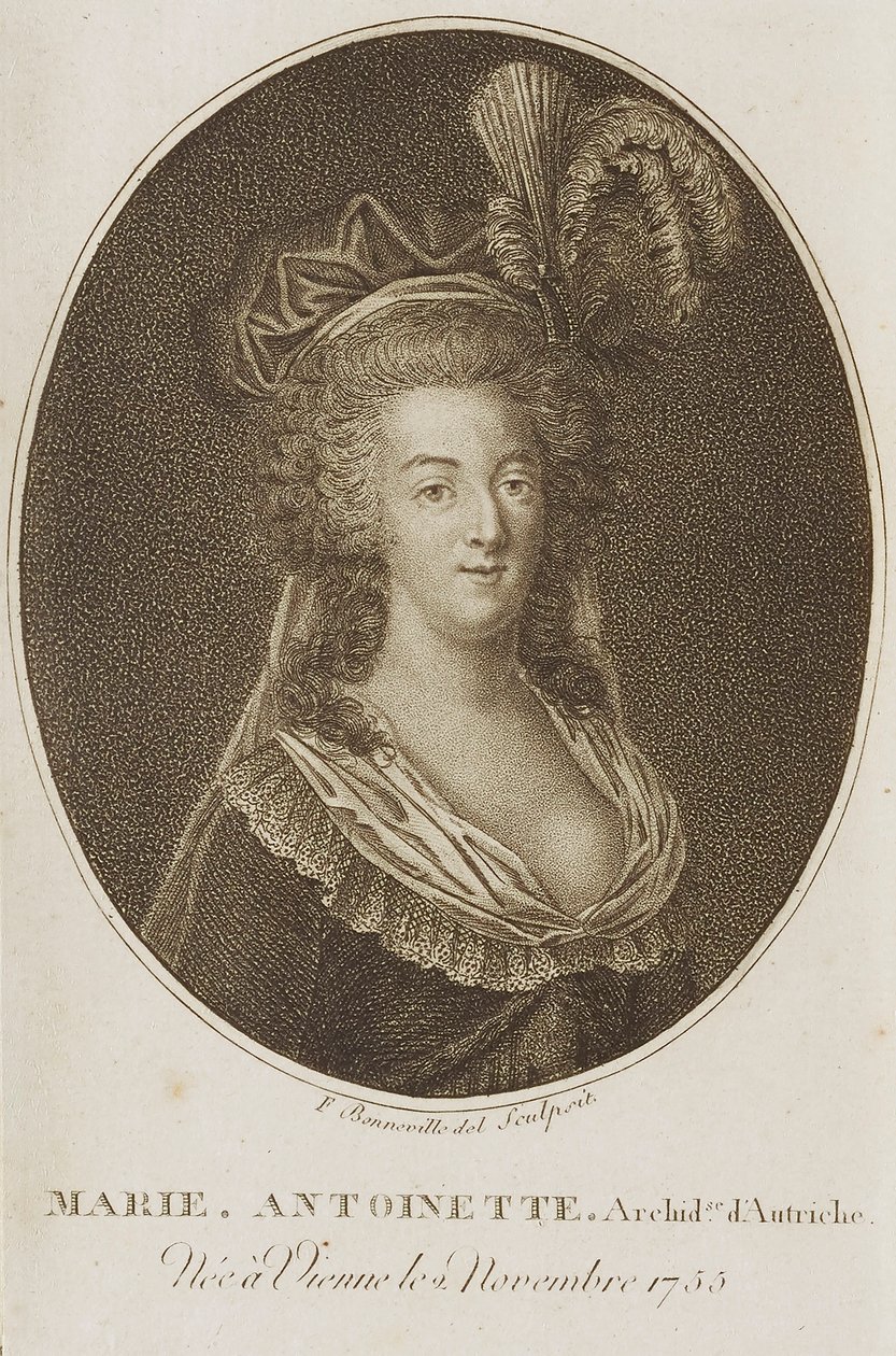 Marie Antoinette af Francois Bonneville