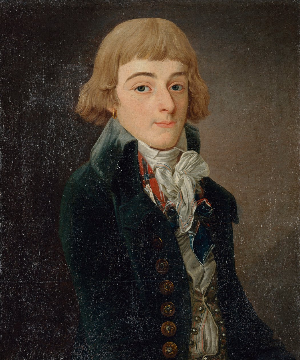 Portræt af Louis Antoine de Saint-Just 1767-1794, 1791. af Francois Bonneville