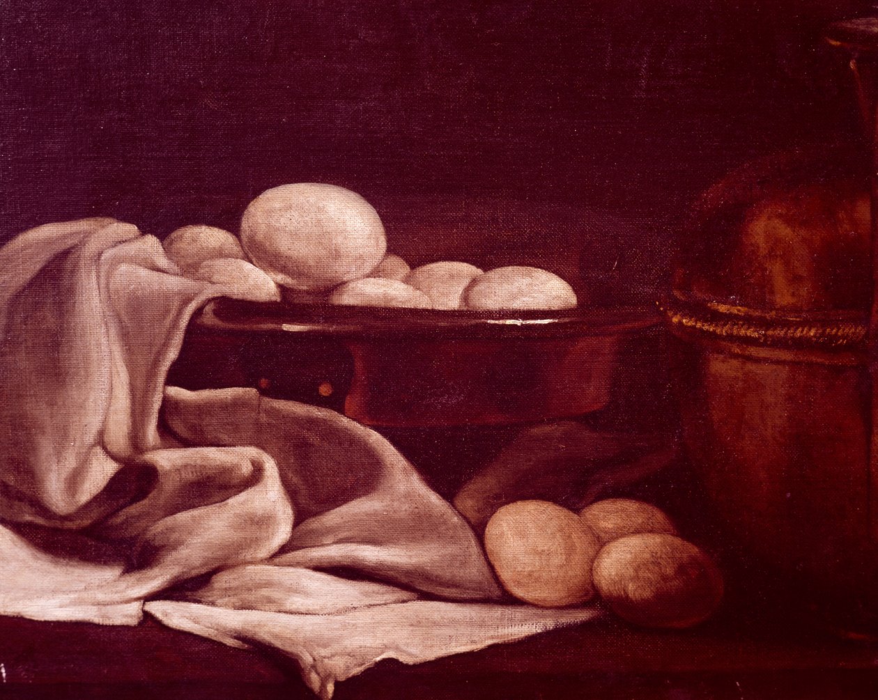Stilleben, der viser brieost af Francois Bonvin (1817-1887), Detail af François Bonvin