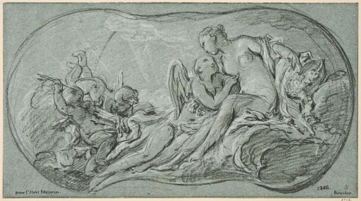 Amor og Psyche af François Boucher
