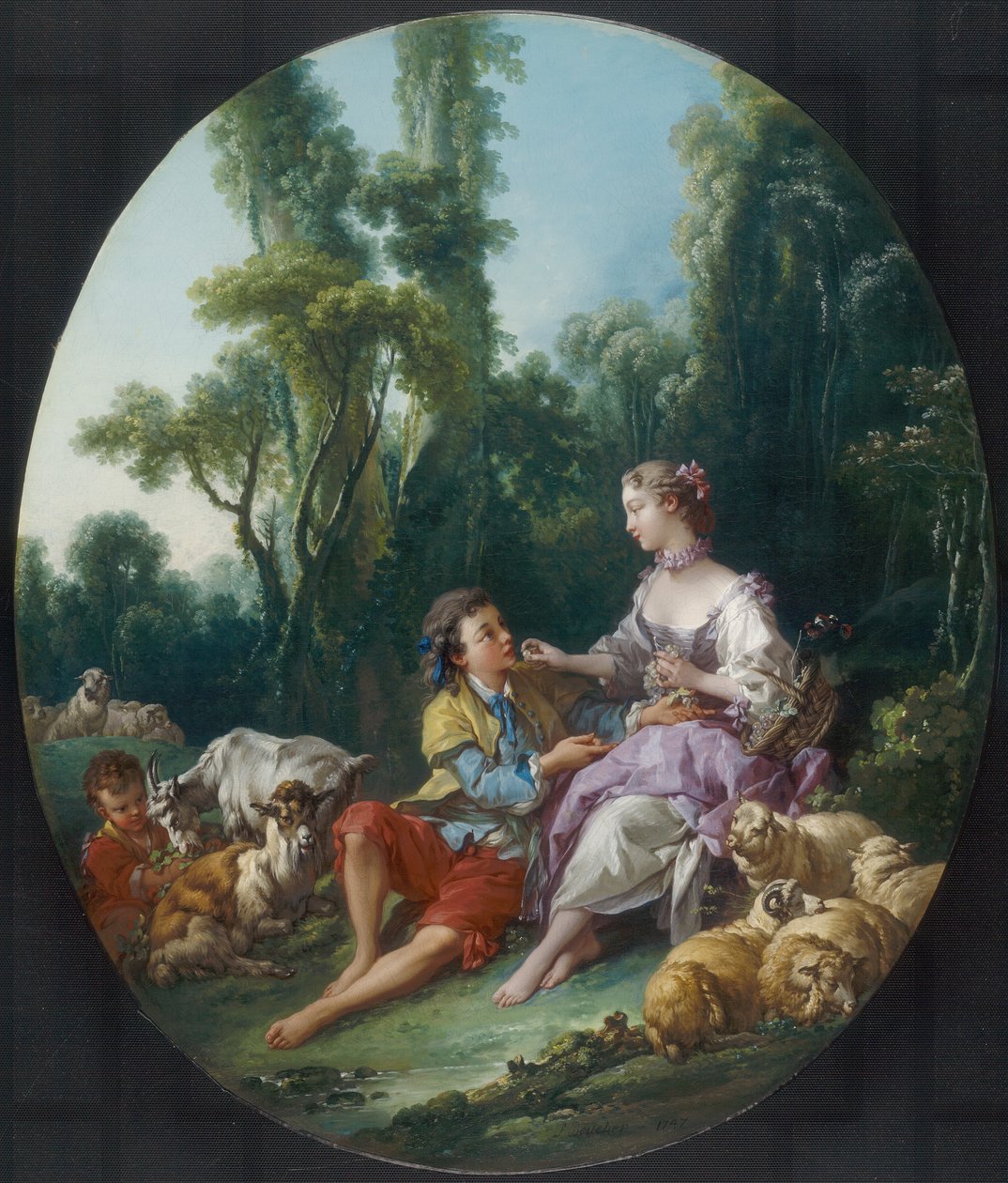 Tænker de på druen? af François Boucher