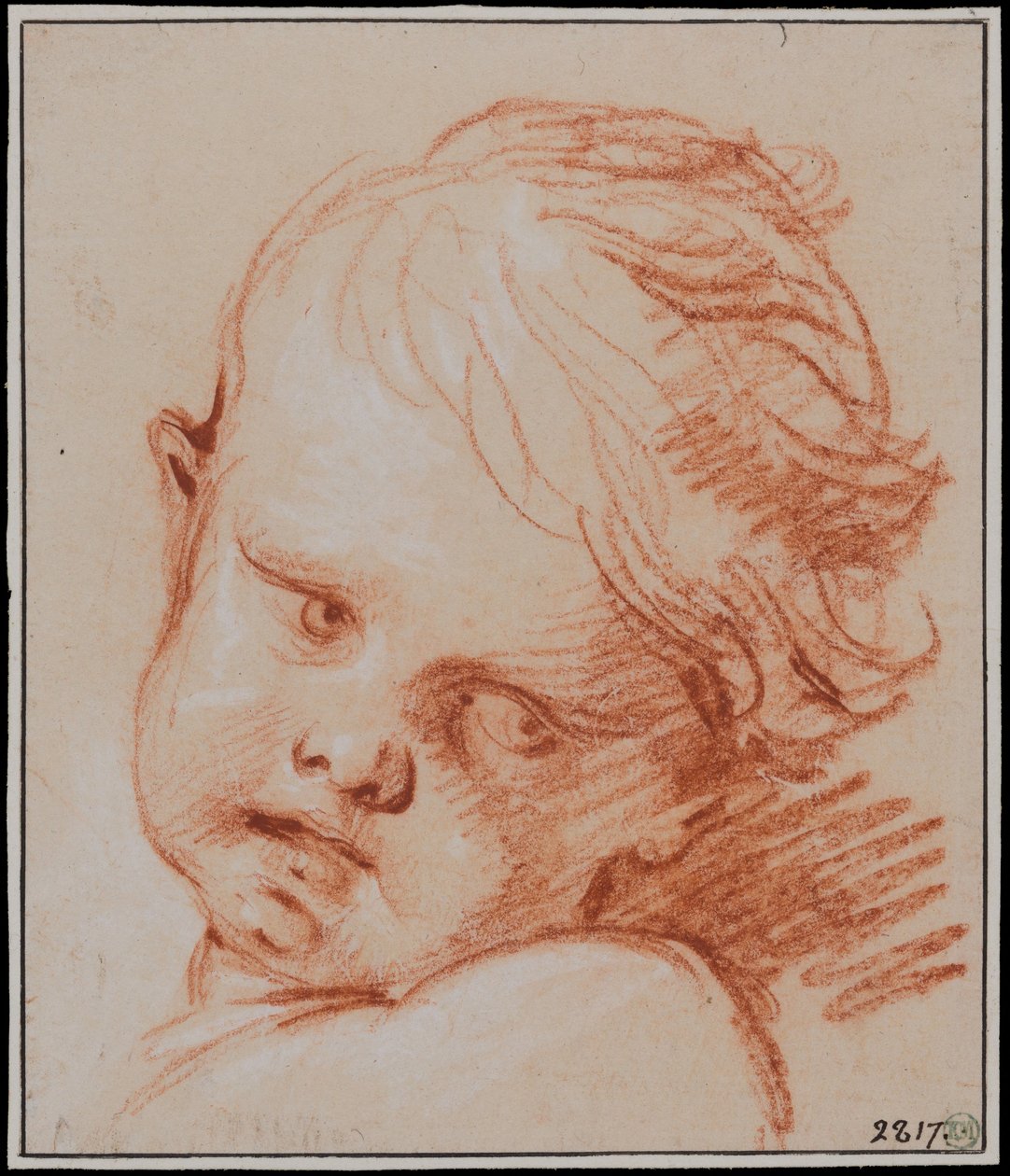 Barnets hoved af François Boucher