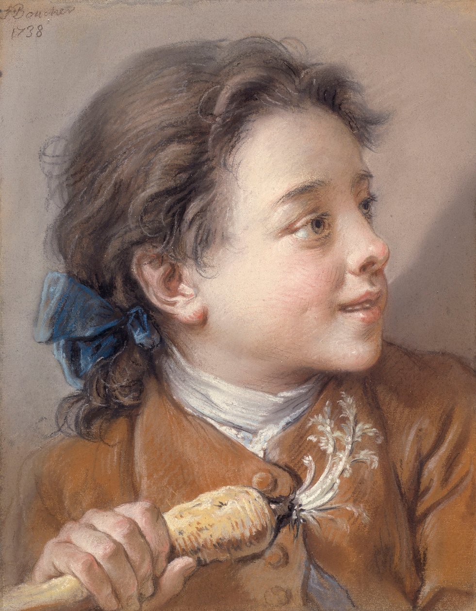 Dreng med en gulerod af François Boucher