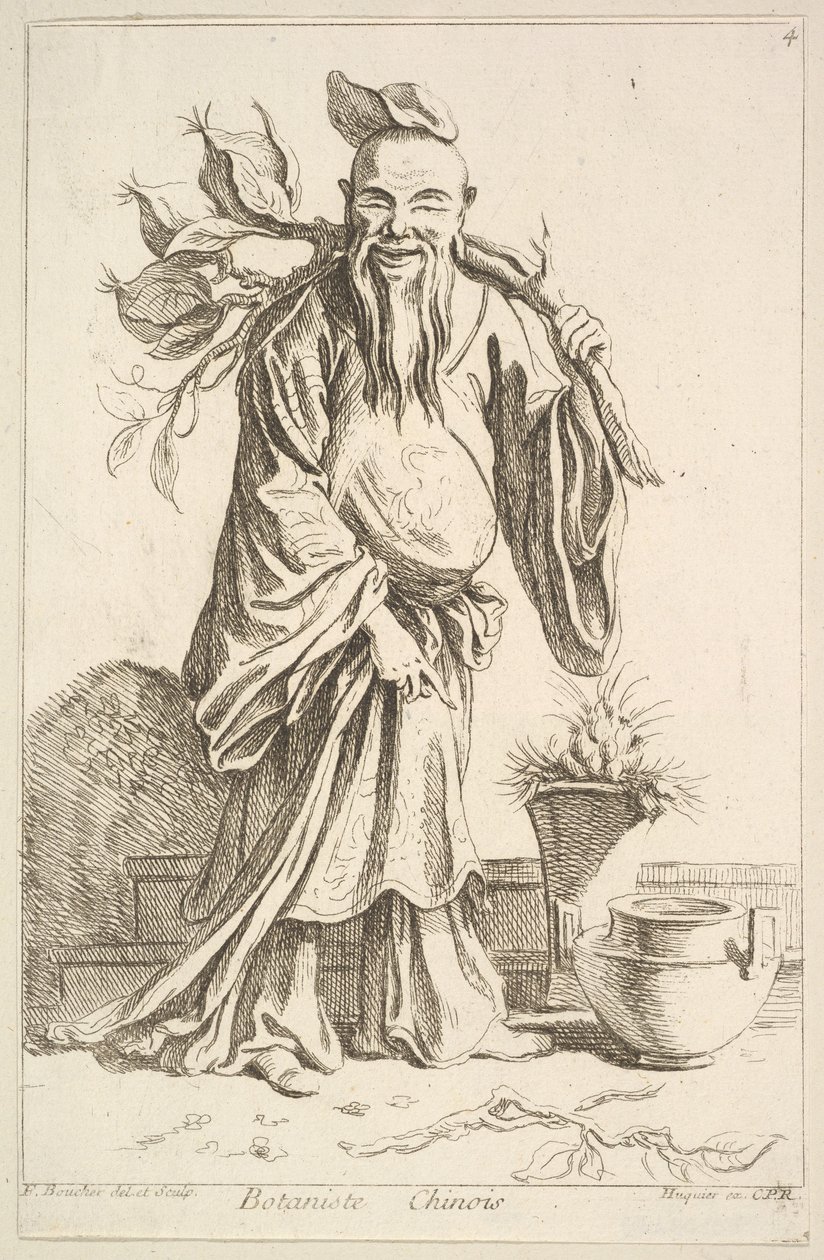 Kinesisk botaniker af François Boucher