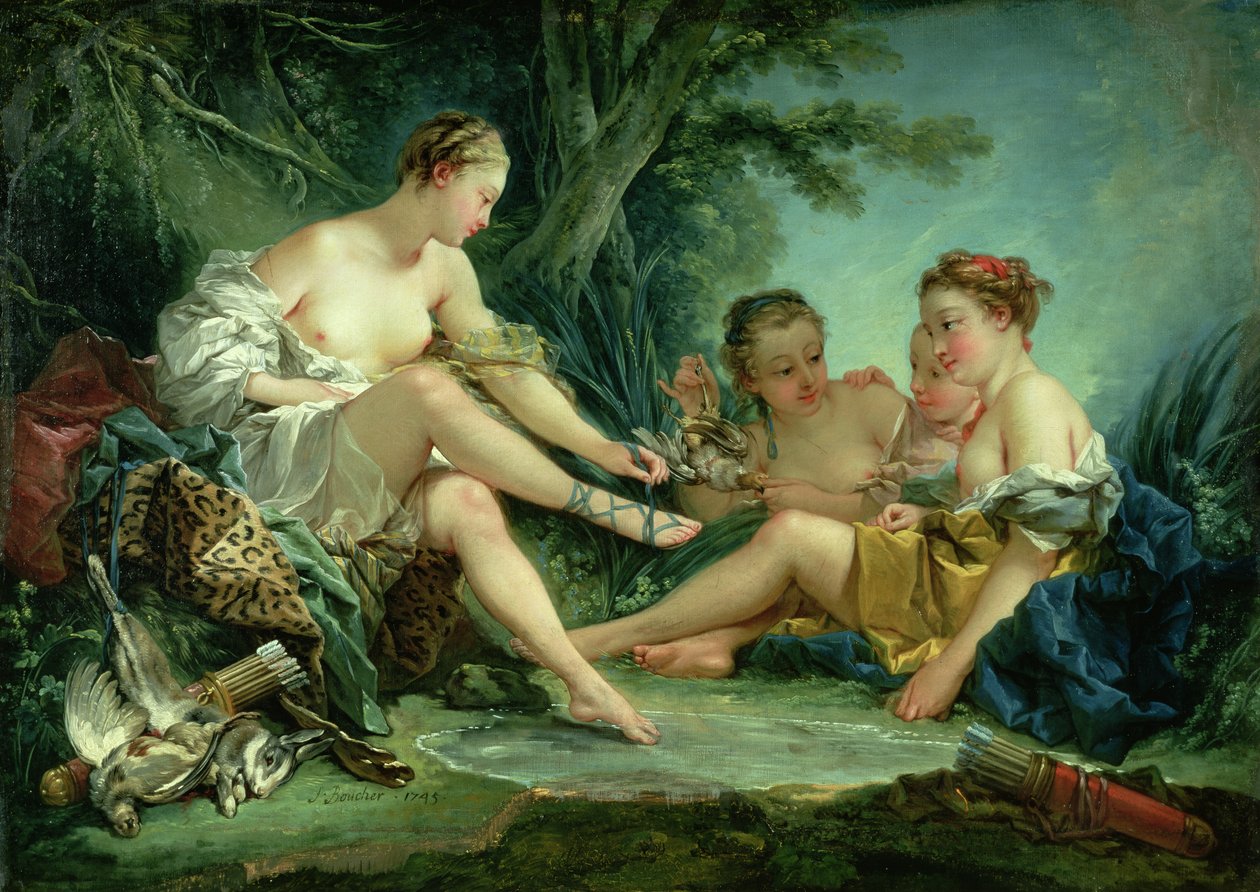 Diana efter jagten af François Boucher