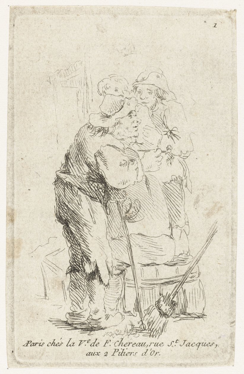 Tre landmænd af François Boucher