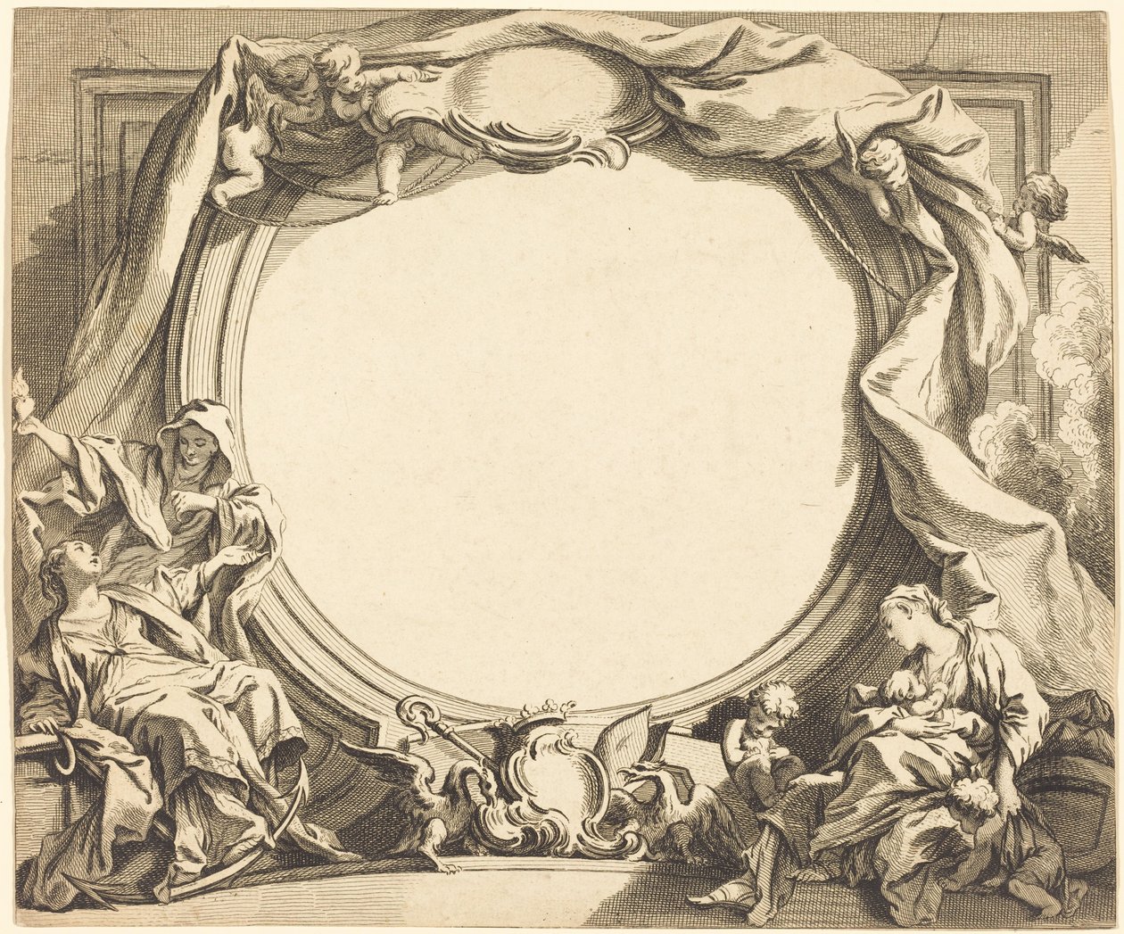 Tro og næstekærlighed af François Boucher