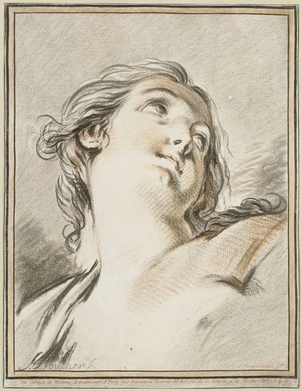 Kvindehoved af François Boucher