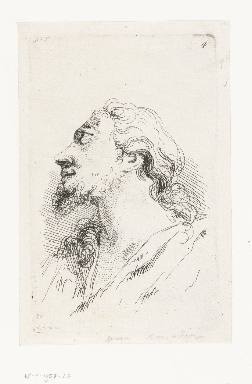 Kristi hoved af François Boucher