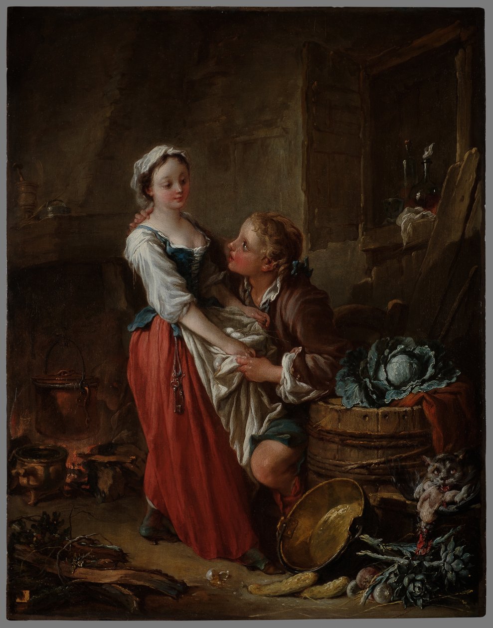 Die schöne Köchin af François Boucher