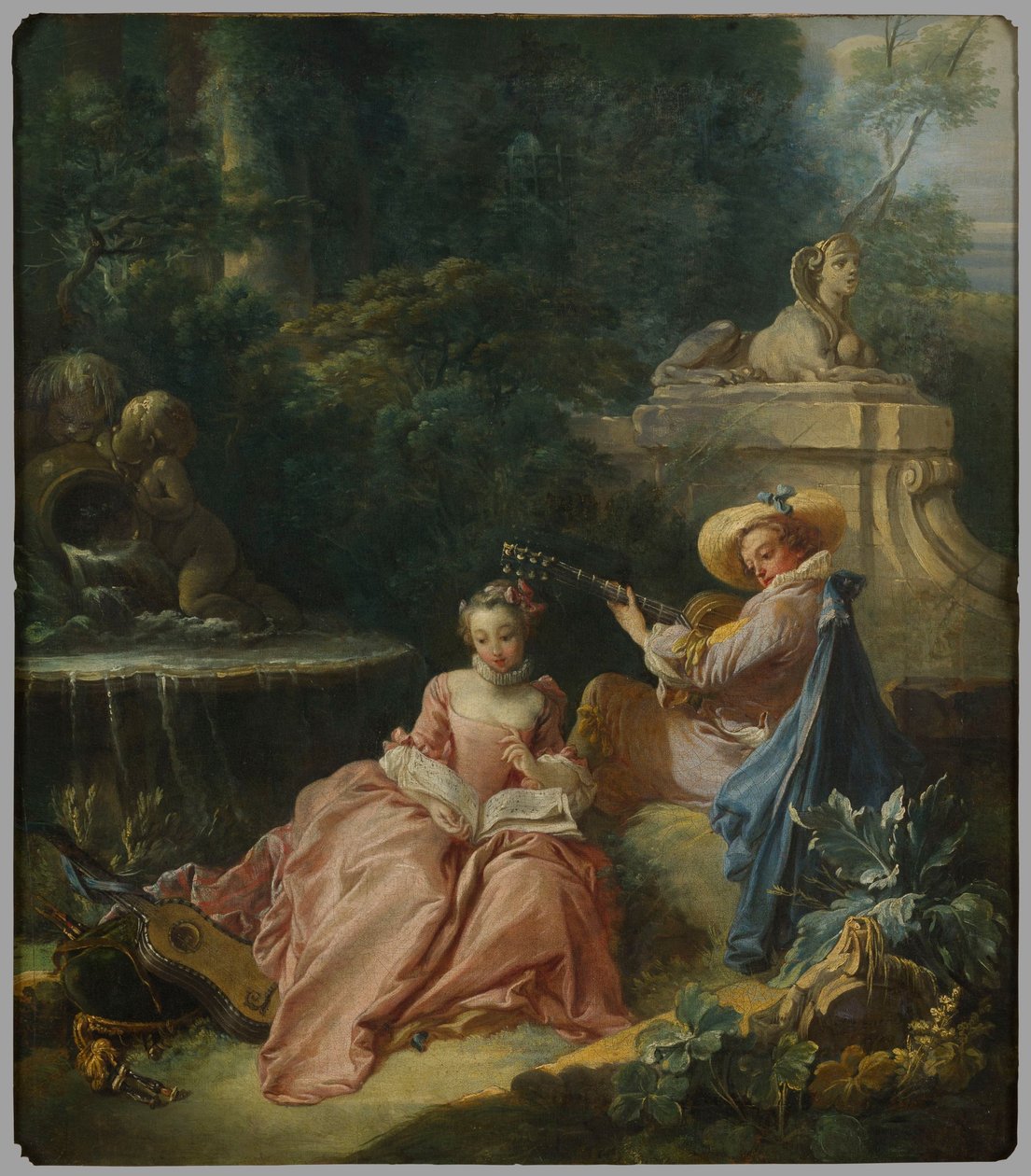 Musikundervisningen af François Boucher