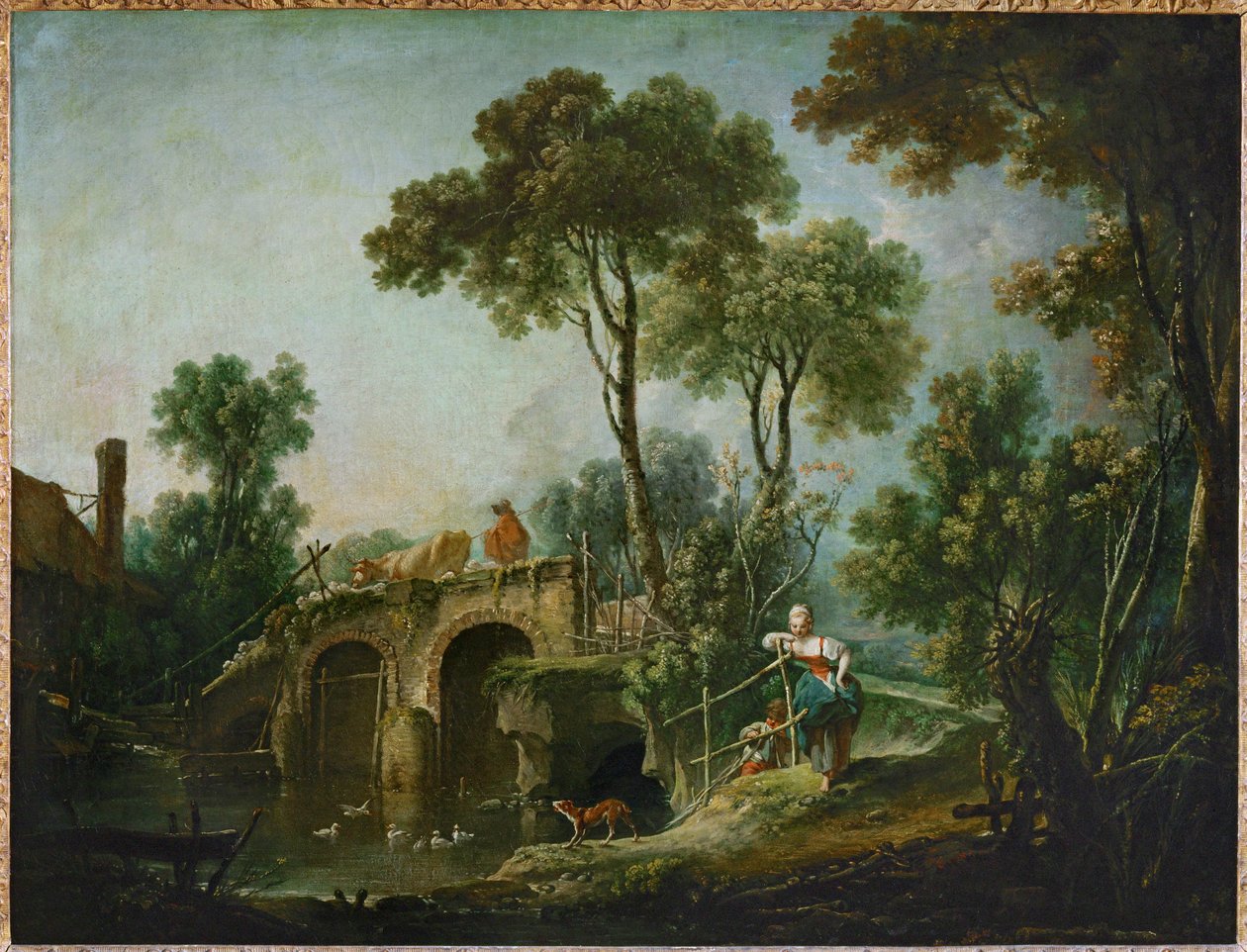 Le pont - broen ... af François Boucher