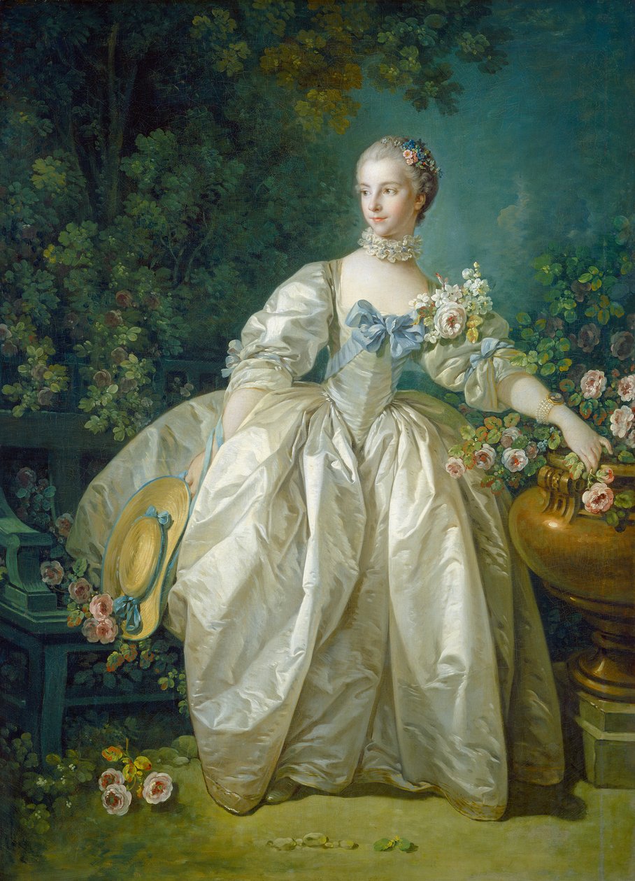 Madame Bergeret, ca. 1766 (olie på lærred) af François Boucher