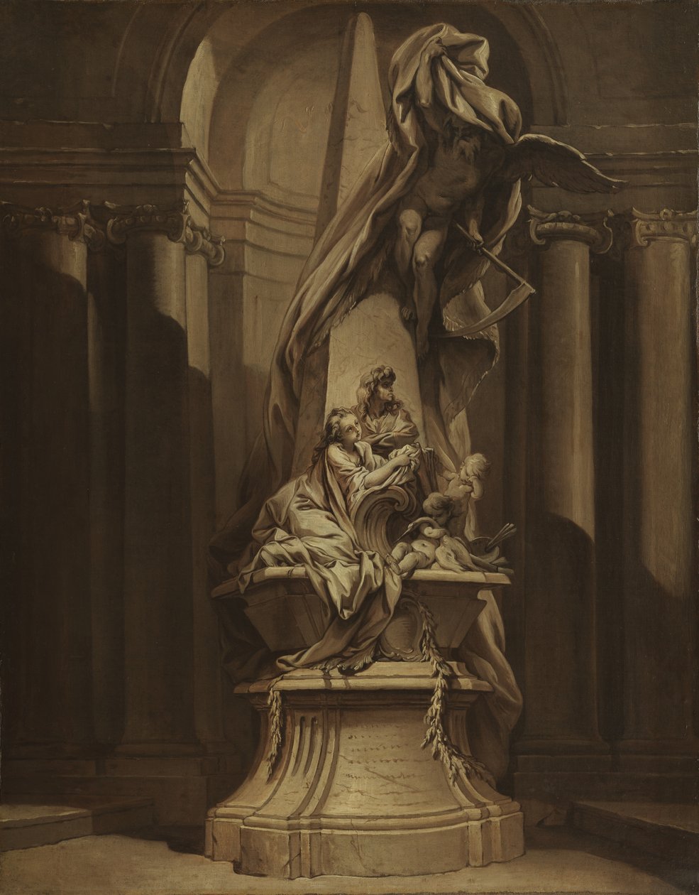 Monument til Mignard af François Boucher