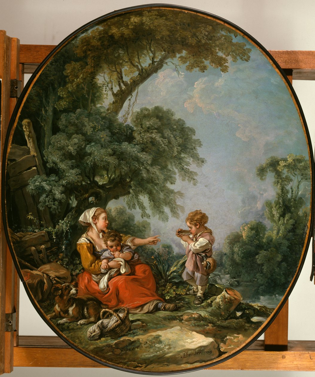 Pastoralt måltid af François Boucher