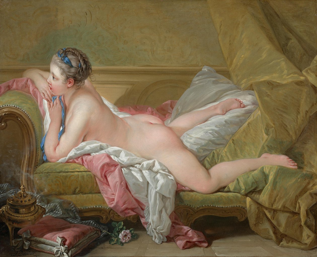 Den sovende pige af François Boucher