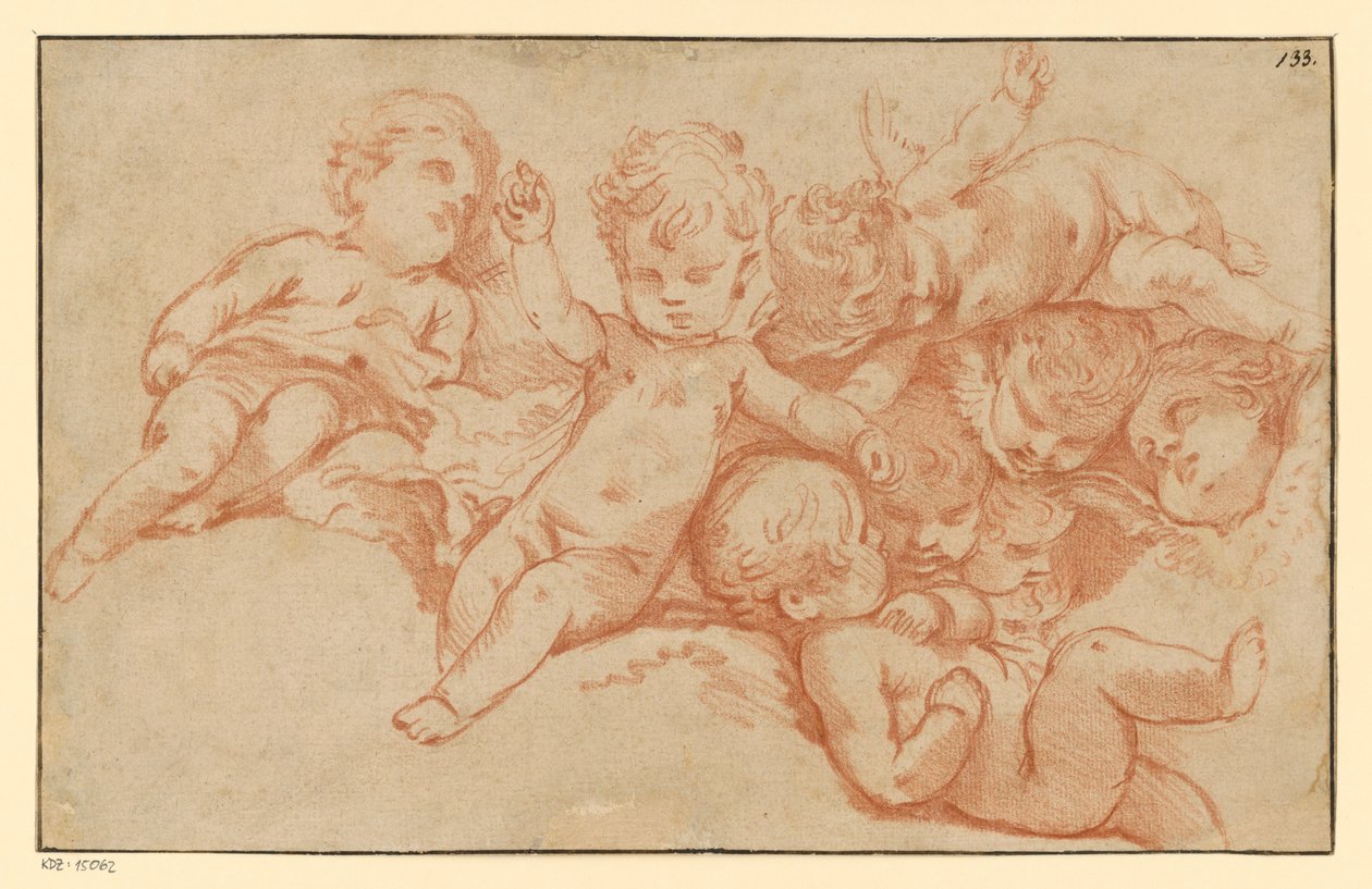 Legende putter (modtryk) af François Boucher