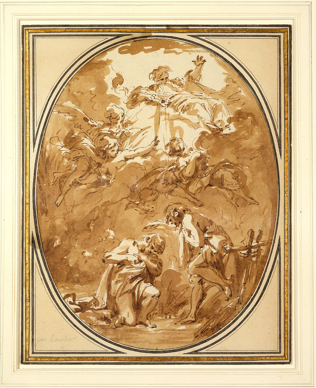 Kristi dåb af François Boucher