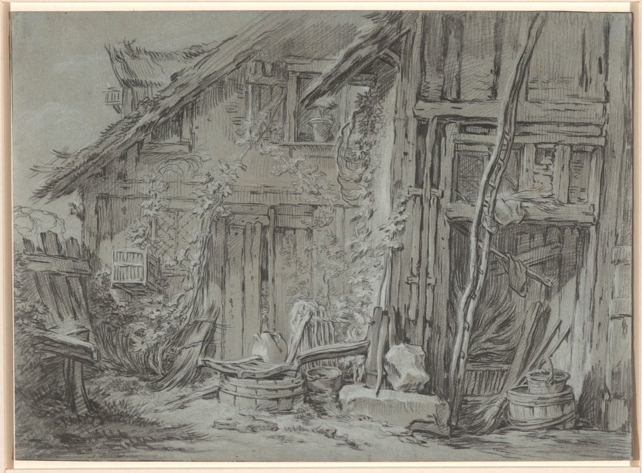 Den forfaldne gård af François Boucher