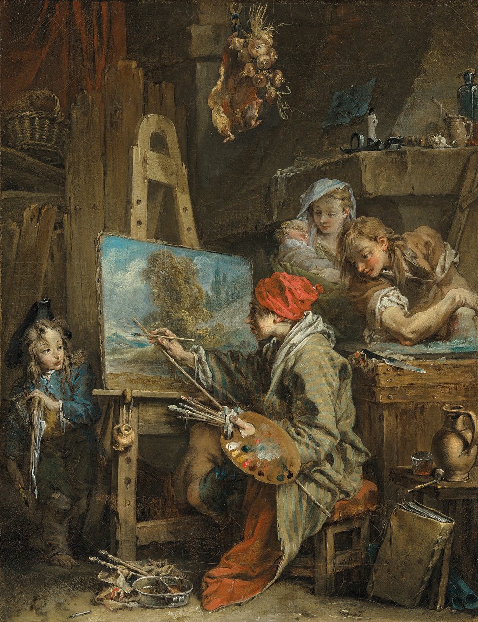 Landskabsmaleren af Francois Boucher