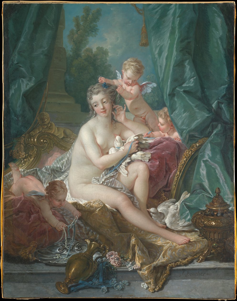 Venus’ toilet af François Boucher