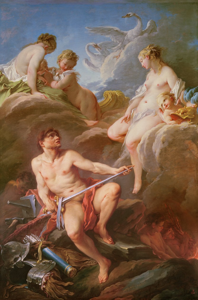 Venus beder Vulcan om Æneas