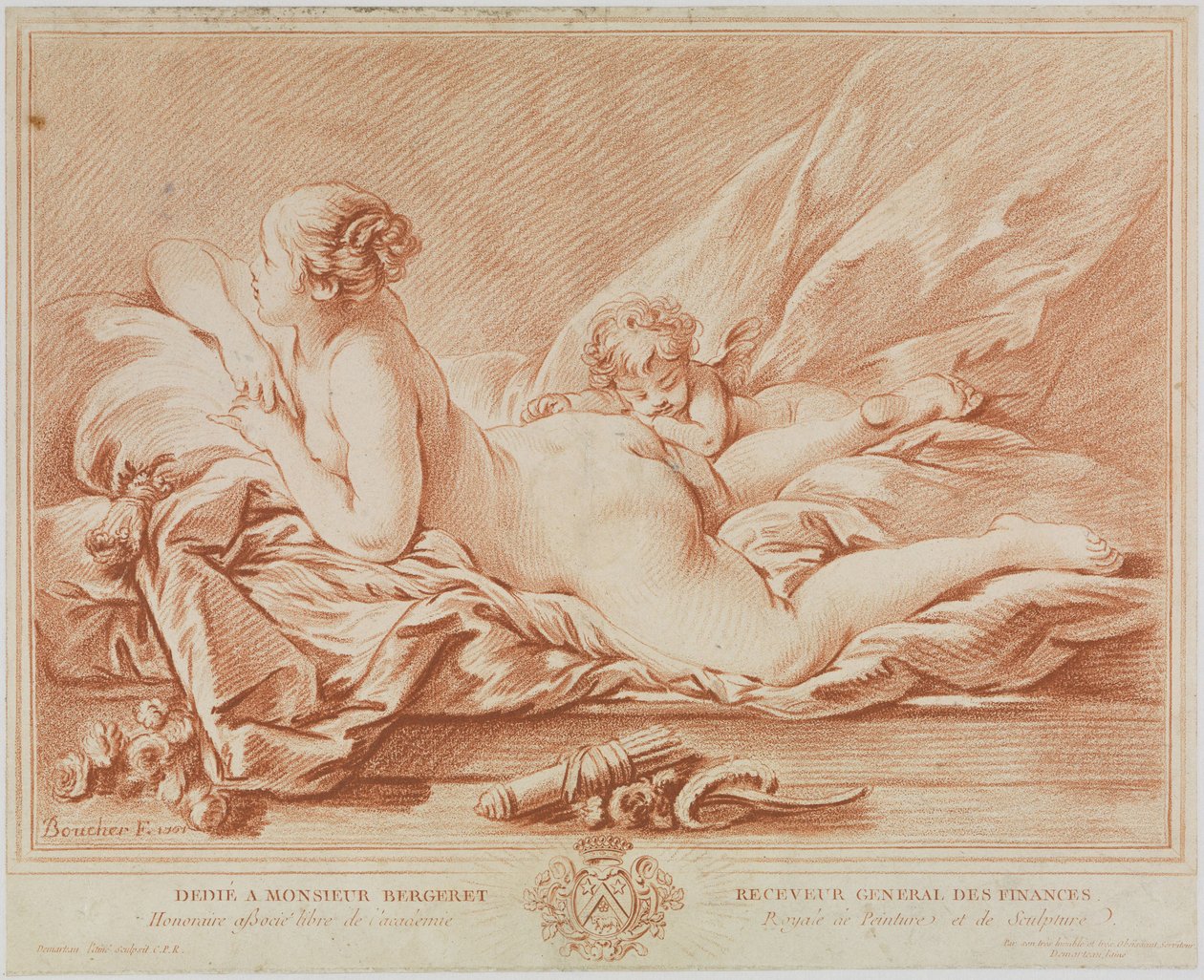 Venus og Amor af François Boucher