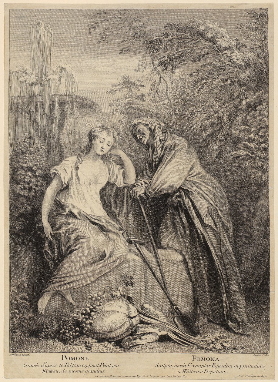 Vertumnus og Pomona af François Boucher