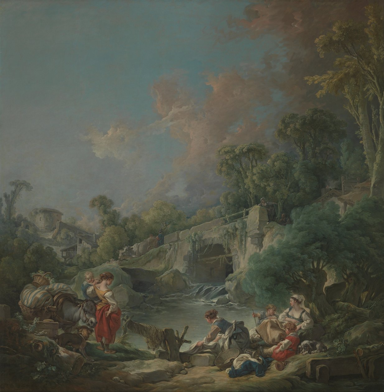 Vaskekvinder af François Boucher