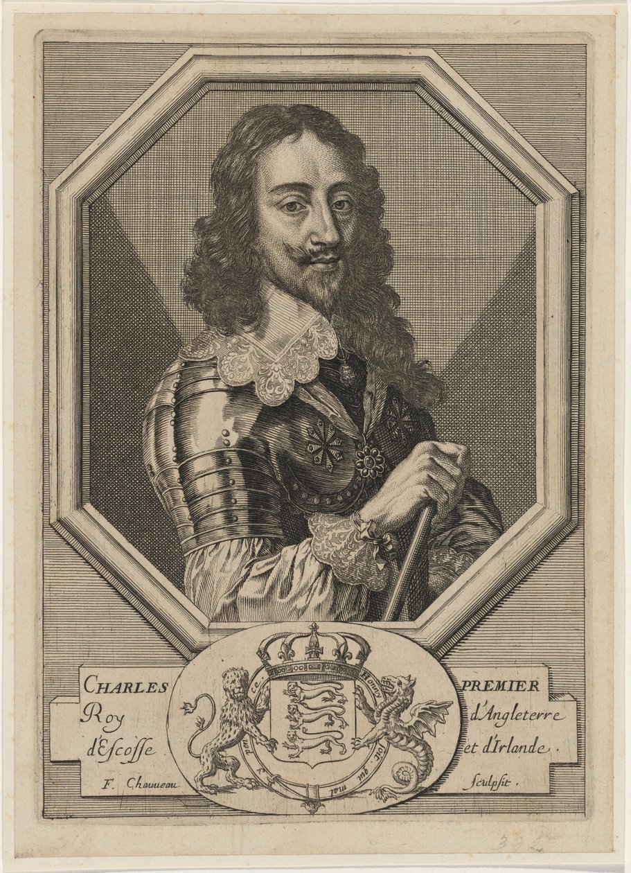 Christian I i en ottekantet ramme af Francois Chauveau