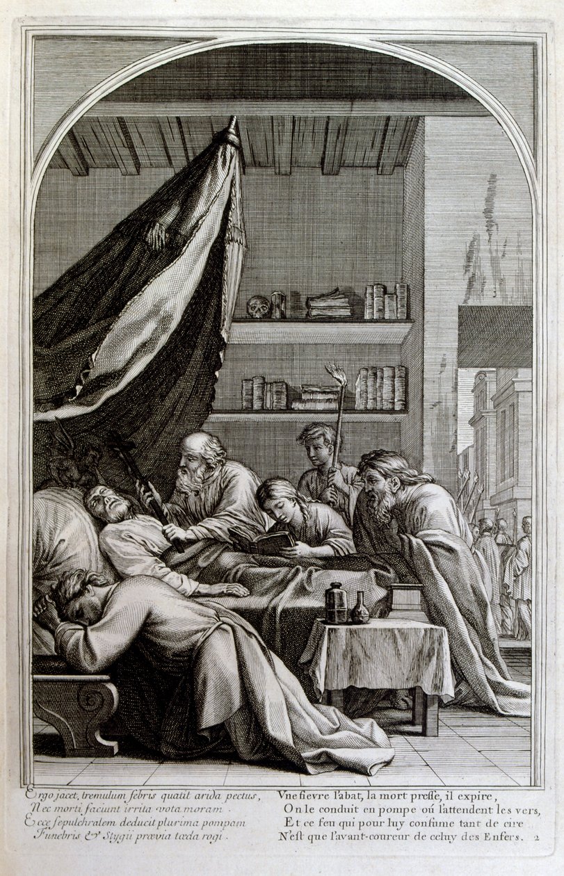 Gravering af Francois Chauveau 1680 