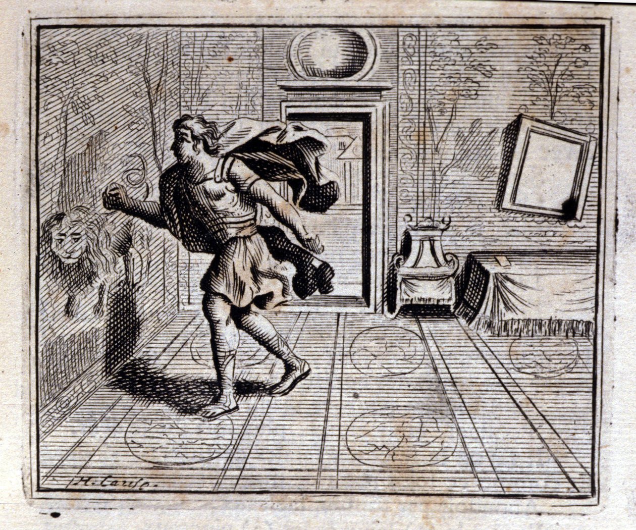 Horoskop. Fabler af Jean de La Fontaine (1621-95). Illustration af François Chauveau (1613-1676). Udgave af 1728. af Francois Chauveau