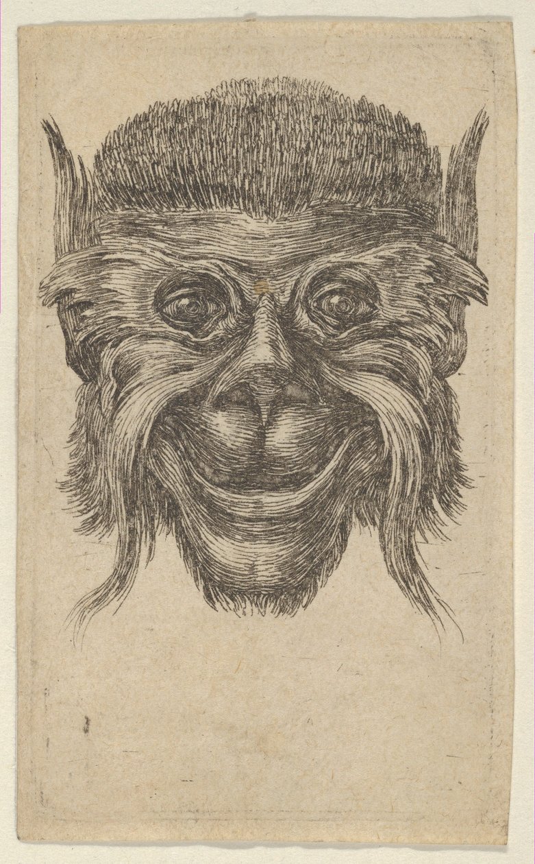Monkey Mask, fra Divers Masques, CA. 1635-45. af Francois Chauveau