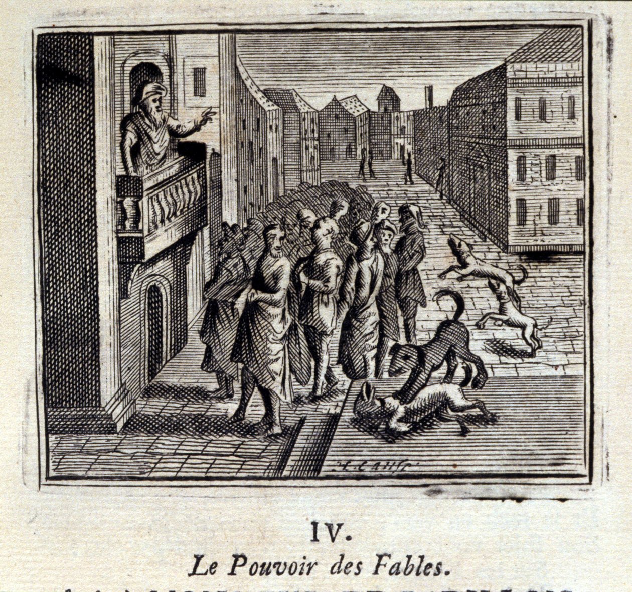 Fablernes magt. Fabler af Jean de La Fontaine (1621-95). Illustration af Francois Chauveau (1613-1676). Udgave af 1728. af Francois Chauveau