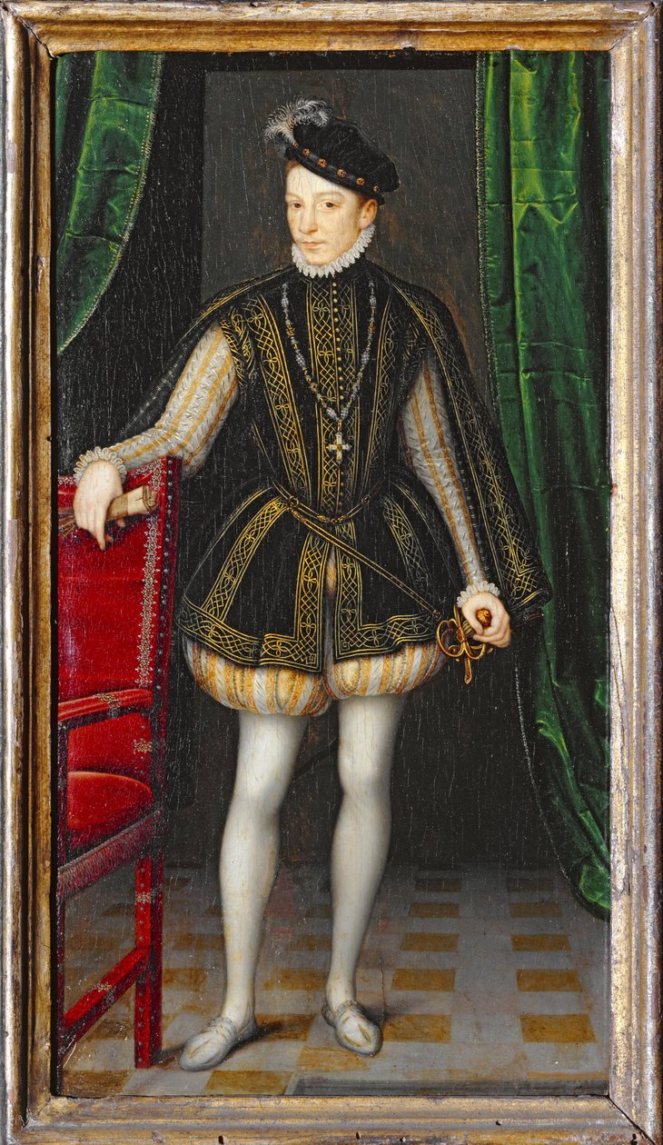 Charles IX, roi de France - Charles IX, konge af Frankrig ... af François Clouet