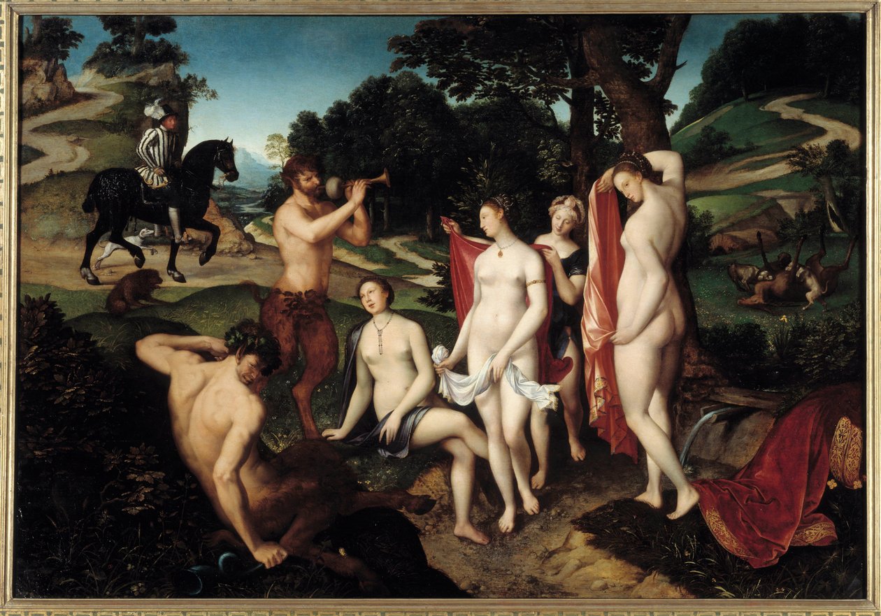 The Bath of Diana, ca 1565 (olie på træ) af François Clouet