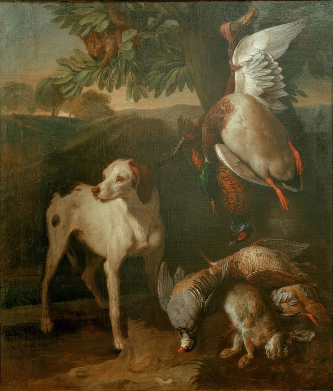 Hund og vildt af Francois Desportes