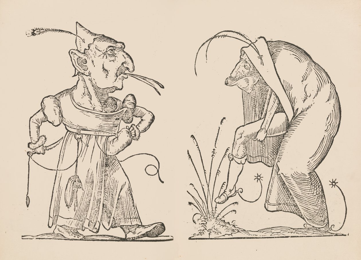 Les Songes Drolatiques de Pantagruel, hvori er indeholdt flere figurer af opfindelsen ..., [1565]. af Francois Desprez