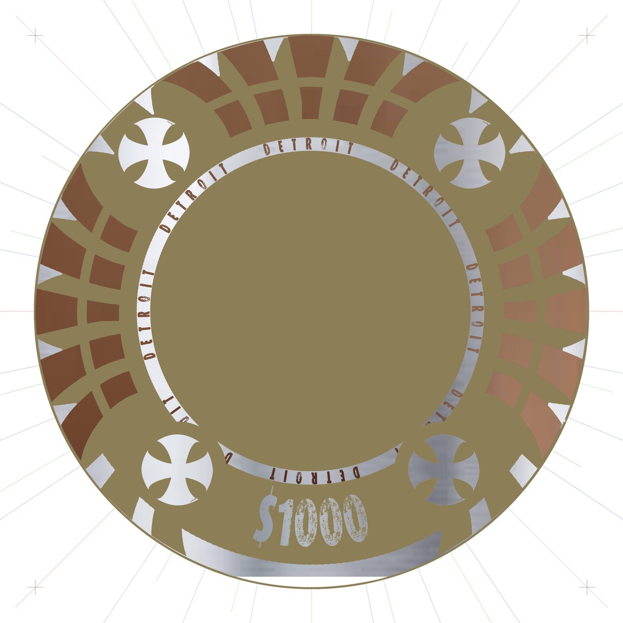 PokerChip, 2015, digital af Francois Domain