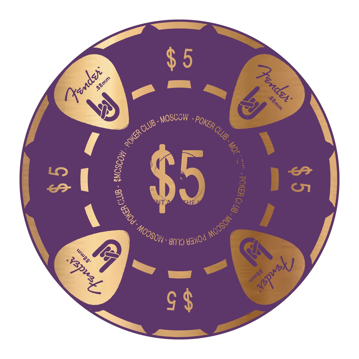 PokerChip, 2015, digital af Francois Domain