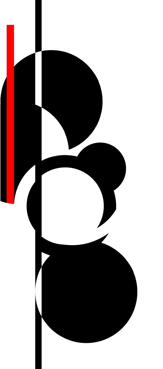 Treble Clef, 2016, (screenprint) af Francois Domain