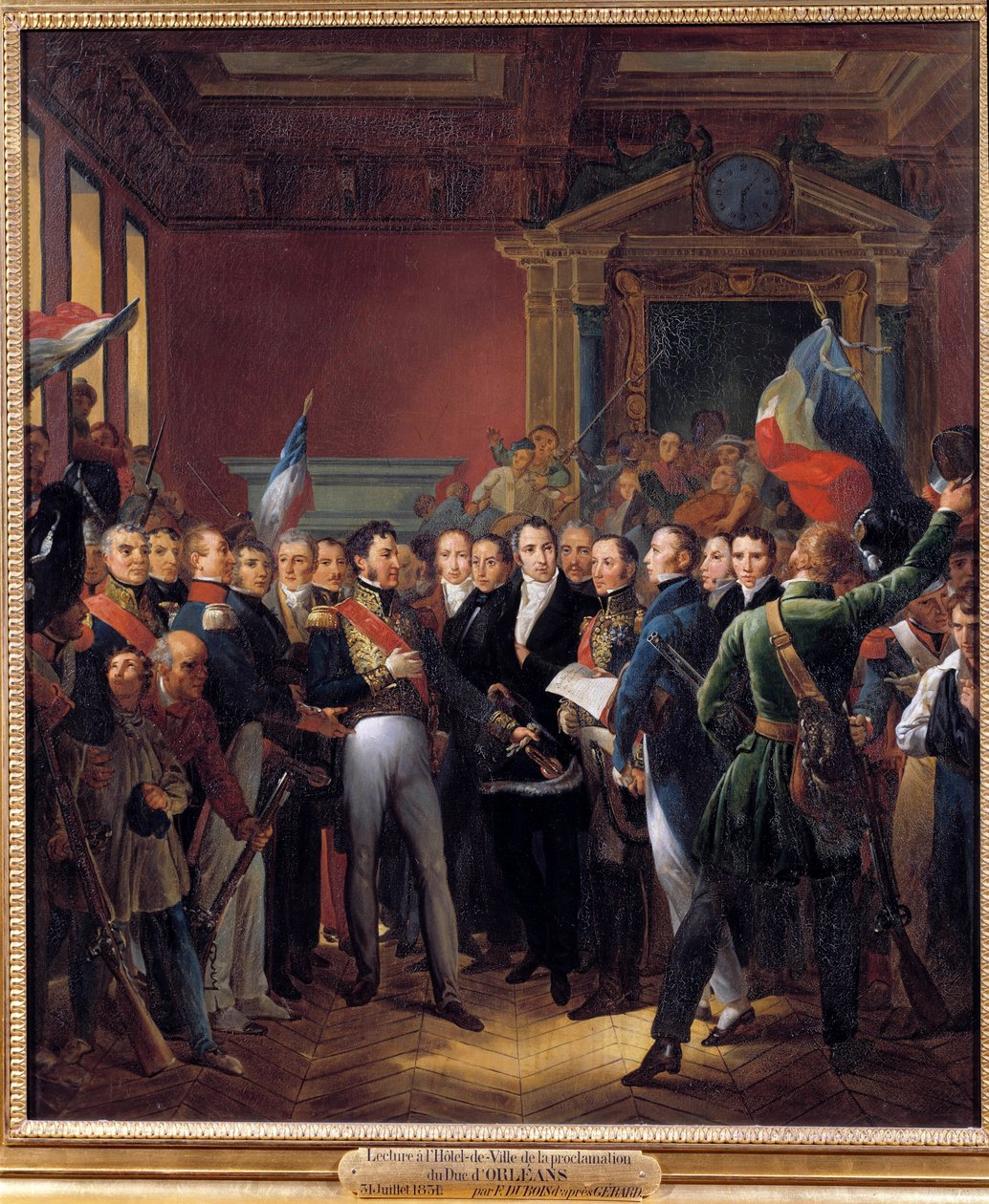 Episode af revolutionen i 1830, dag i juli: generalløjtnanten af Louis-Philippe d