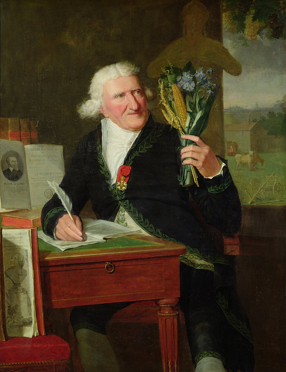 Portræt af Antoine Parmentier (1737-1813) 1812 (olie på lærred) af Francois Dumont