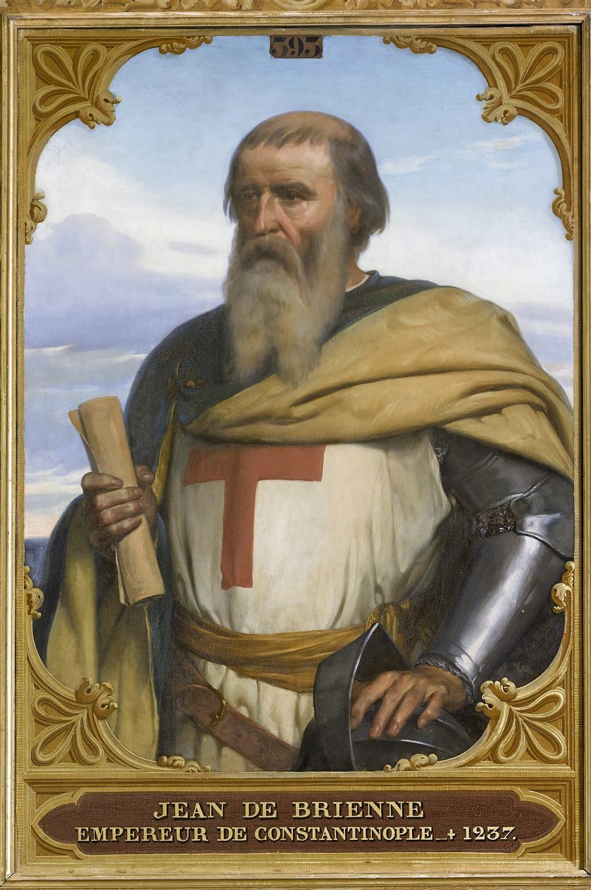 John af Brienne, konge af Jerusalem, 1845. af Francois Edouard Picot