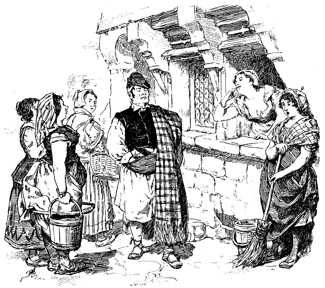 Illustration til Paul Scarrons "Comic Romanesque": Kapitel 19 i del 2 