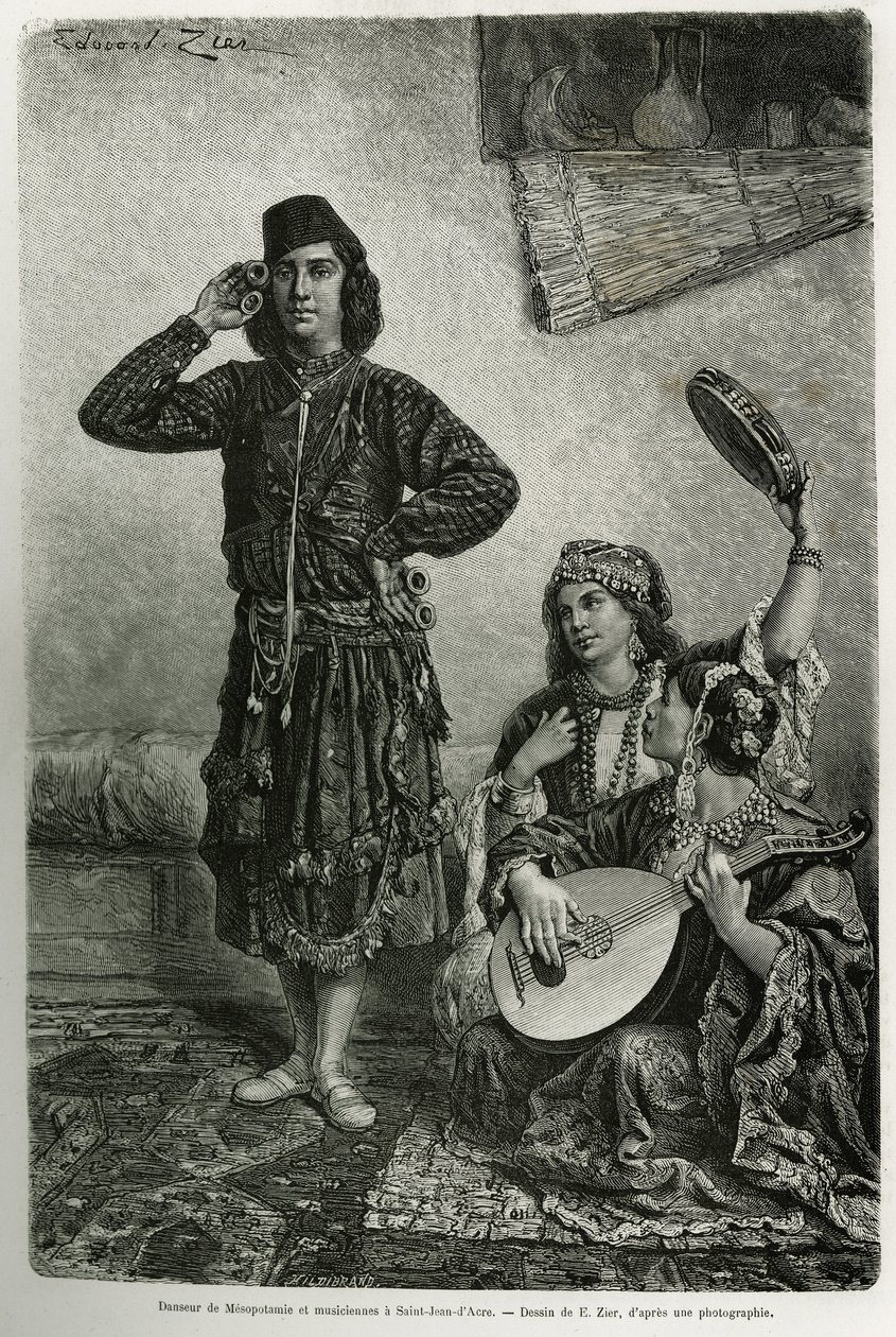 Mesopotamiens danser og musikere, i Saint Jean d