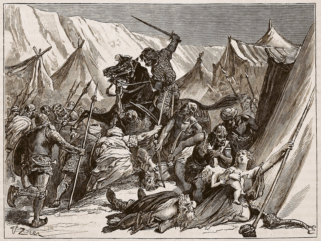 Robert af Normandiet samler korsfarerne, illustration fra 